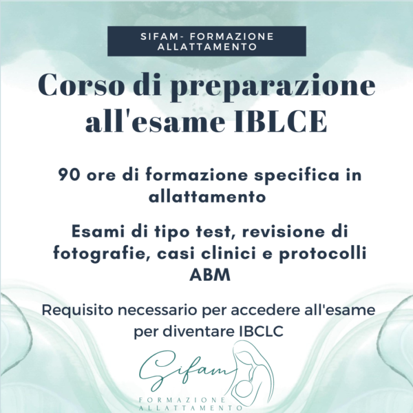 corso di preparazione esame IBLCE